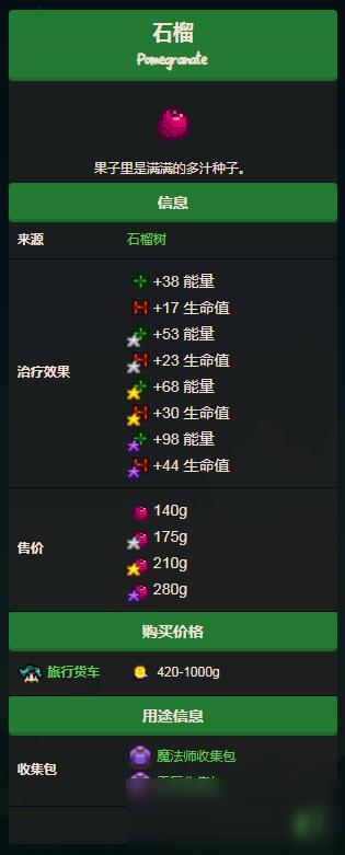 星露谷物语怎么获得石榴石榴获得途径分享