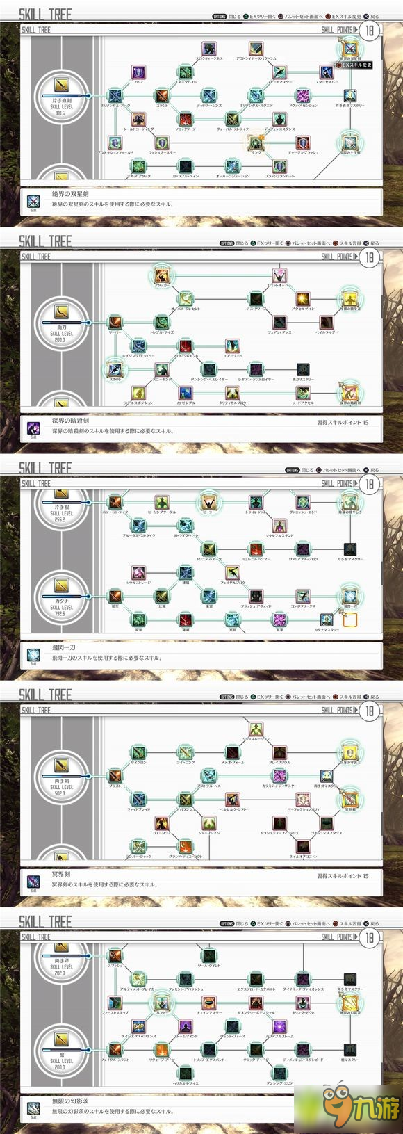 刀劍神域虛空幻界上位EX技能 刀劍神域虛空幻界技能樹