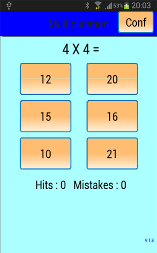 Multiplication tables截圖5