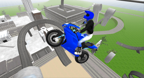 Stunt Motorbike Race 3D截图5