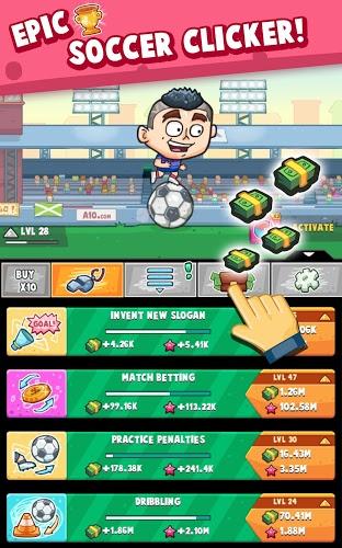 足球模擬·放置賽事:Soccer Simulator Idle Tournament截圖1