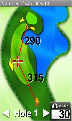 高尔夫球GPS截图