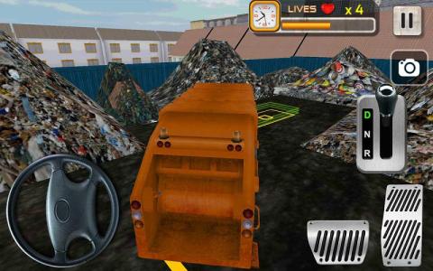 City Garbage Cleaner Truck 3D截图5