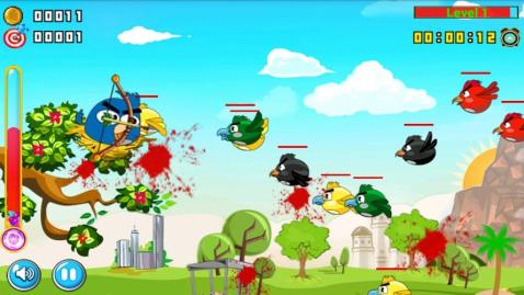 Shoot Angry Bird : Bird Defend截圖5