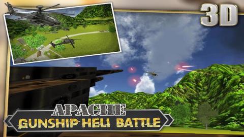 Apache Gunship Heli Battle 3D截圖5