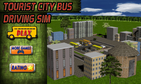 Downtown bus drive 3d截图5