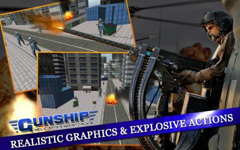 Gunship Helicopter Air Attack截图5