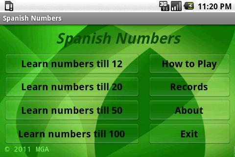 Learn Spanish Numbers Free截图5