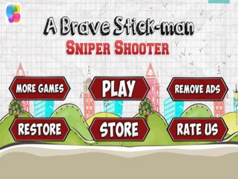 A Brave Stick-man Sniper Shooter: Dead-ly Run截图5