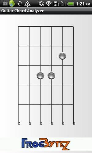 吉他和弦分析仪截图