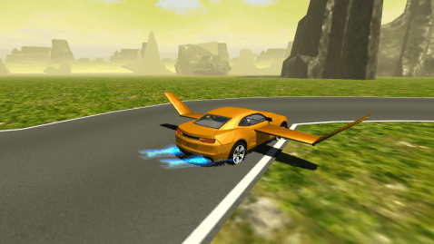 Flying Muscle Car Simulator 3D截圖5