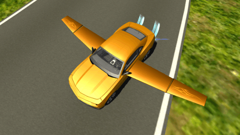 Flying Muscle Car Simulator 3D截圖4