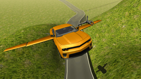 Flying Muscle Car Simulator 3D截圖2