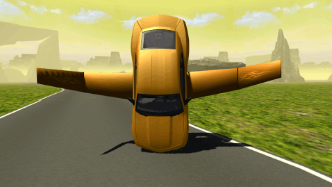 Flying Muscle Car Simulator 3D截圖1