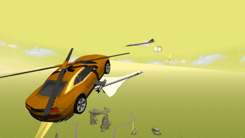 Flying Muscle Helicopter Car截圖5