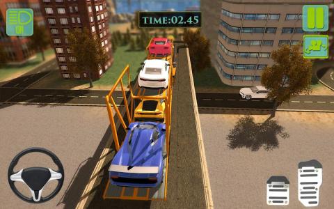 Car Transport Trailer Truck 3D截图5