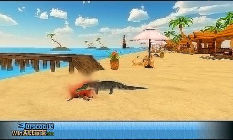 Crocodile Wild Attack Sim截图4