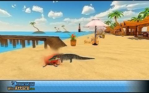 Crocodile Wild Attack Sim截图1