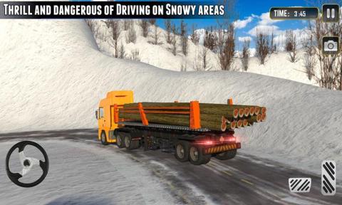 Up Hill Snow Truck Driver截图5