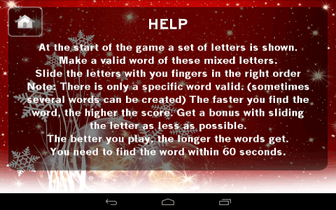 Word Game Christmas截图5