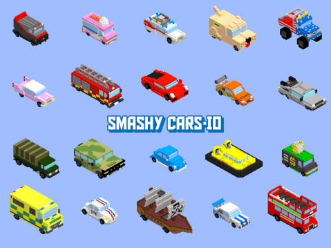 粉碎汽車.io:Smashy Cars .io截圖2