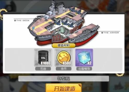 碧藍(lán)航線特型艦建造公式 特型艦建造時(shí)間一覽