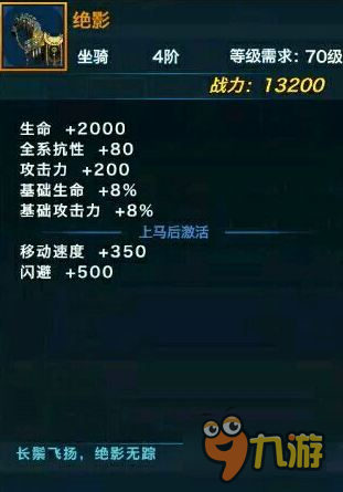 剑侠情缘手游绝影属性怎么样 新坐骑绝影怎么获得