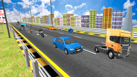 Highway Traffic Truck Racer 3D截图5