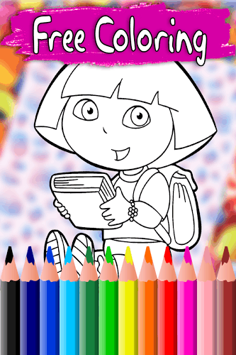 Coloring Book For Dora截图5