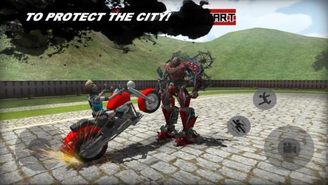 Flying Robot Ninja Battle 3D截圖5