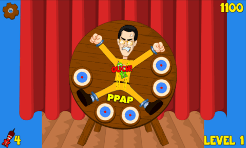 PPAP PikoTaro Dart Wheel Game截图5