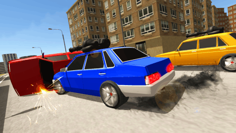 Battle Cars in City (online)截图5