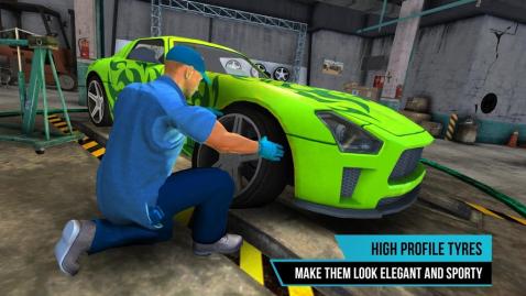 汽车修理工模拟器游戏的3D截图3