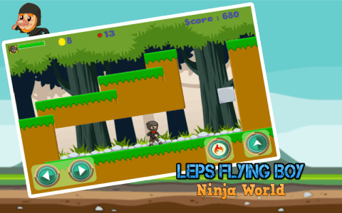 Leps Flying Boy - Ninja World截图1