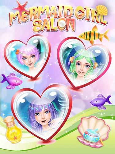 Mermaid Girl Salon-Girls Games截图3