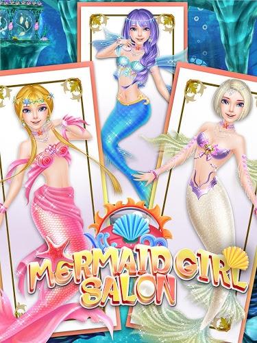 Mermaid Girl Salon-Girls Games截图1