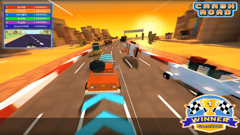 Crashroad : battle racing截圖4