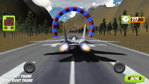 3D Flight Sim: Rings截图4