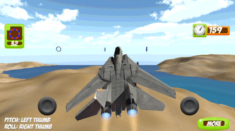 3D Flight Sim: Rings截图3