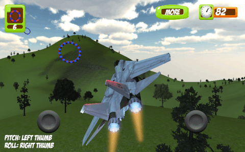 3D Flight Sim: Rings截图2