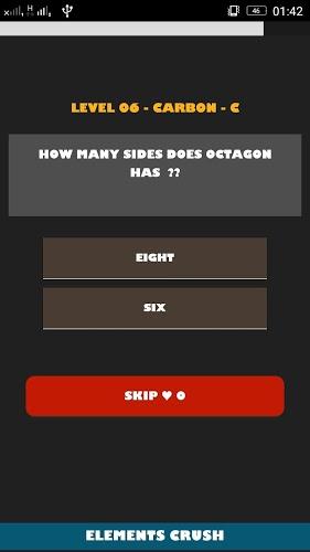 ELEMENTS CRUSH : A Trivia Quiz截图5