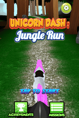 Unicorn Dash: Jungle Run 3D截图3