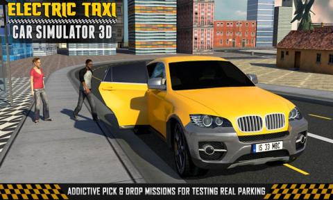电动出租车汽车模拟器3D截图5