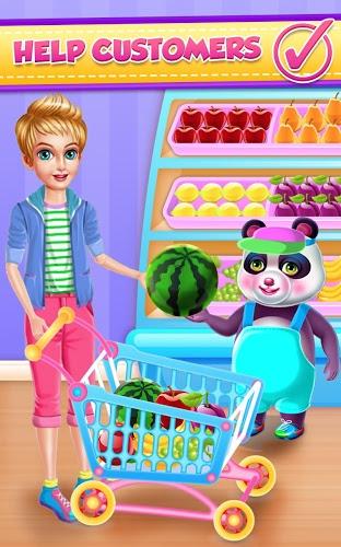 Panda Supermarket Kids Game截图5