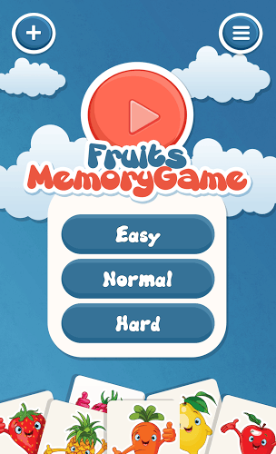 Fruits & Vegetables Nemory Game截图5