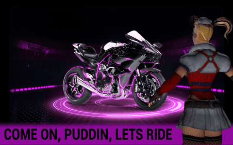 女孩赛车3D摩托车截图3