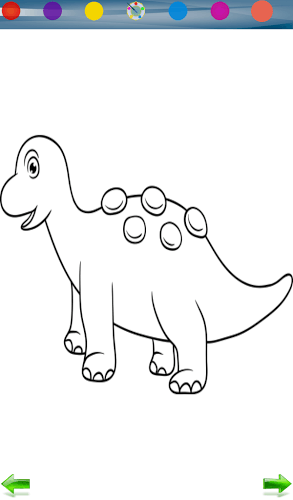 恐龙填色游戏截图4