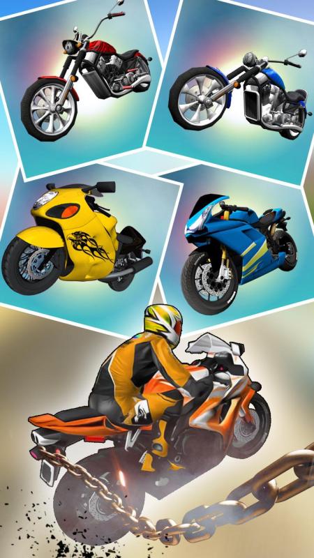 Chained Bikes Racing 3D截图2