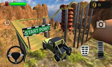 3D Mountain Climb 4x4截图1