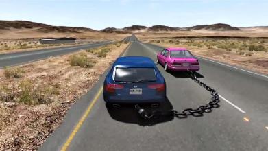 Chained Cars Speed Racing - Chain Break Driving截图5